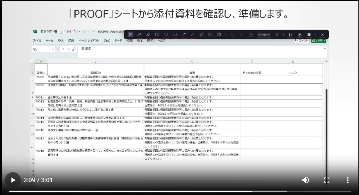 在留期間更新許可申請　8