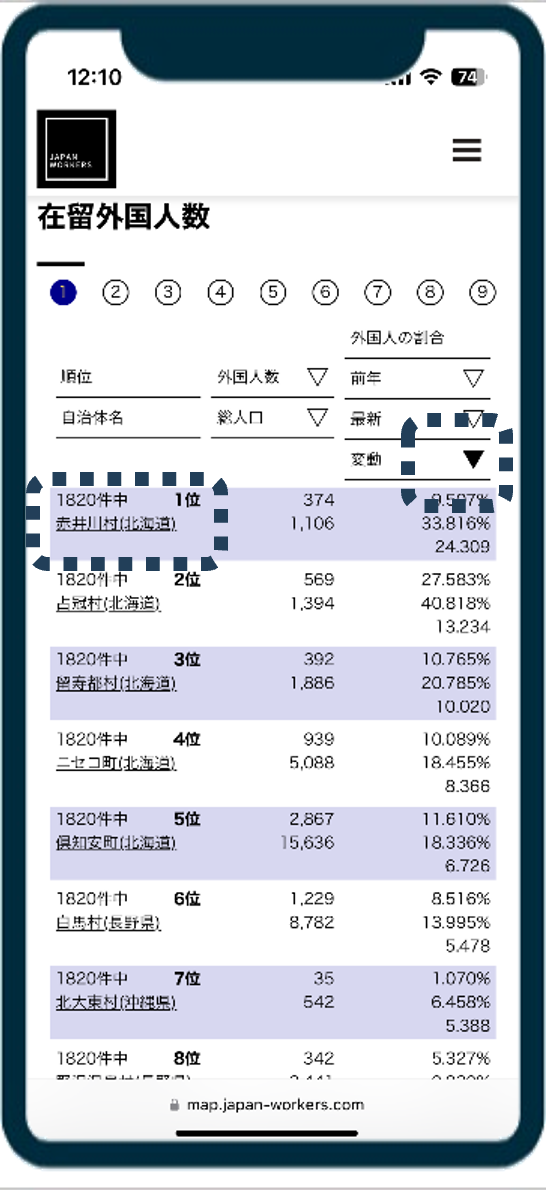 在留外国人の便利マップ11